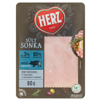 HERZ Gála szeletelt sült sonka