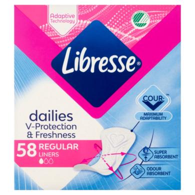 Libresse Dailies Fresh Regular tisztasági betét 58 db