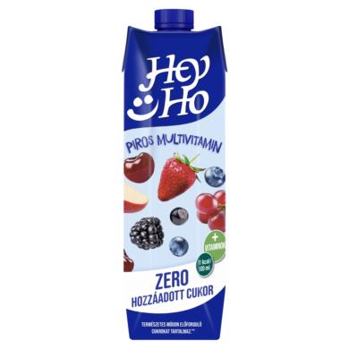 Hey-Ho Zero Piros Multivitamin vegyes gyümölcsital édesítőszerrekkel és 5 vitaminnal