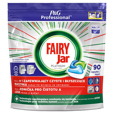 Jar Professional Platinum Mosogatógép-Kapszula, Csomagonként