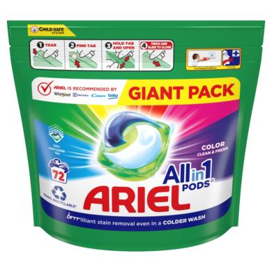 Ariel All-in-1 PODS Color Clean & Fresh Folyékony Mosószerkapszula