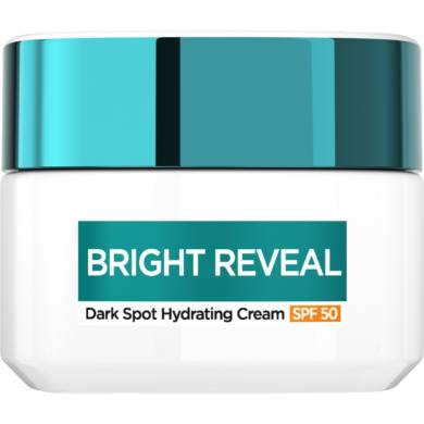 L'Oréal Paris Bright Reveal hidratáló krém sötét foltok ellen SPF50