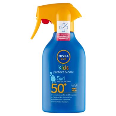 NIVEA SUN Kids hidratáló szórófejes gyermek naptej FF50+