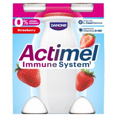 Danone Actimel eperízű sovány joghurtital édesítőszerekkel, B6- és D-vitaminnal 4 x  (400 g)