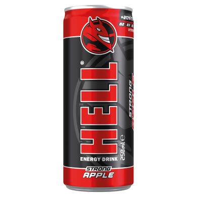 HELL STRONG Apple szénsavas energiaital