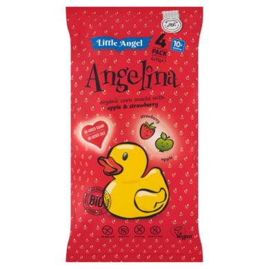 Angelina Bio kukorica snack alma, eper  10 hónapos kortól