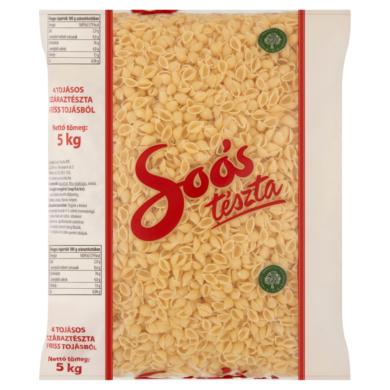 Soós kagyló 4 tojásos száraztészta
