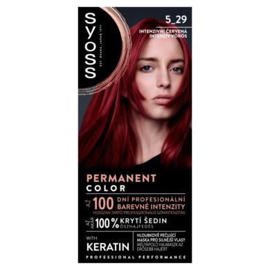 Syoss Color tartós hajfesték /5-29 intenzív vörös