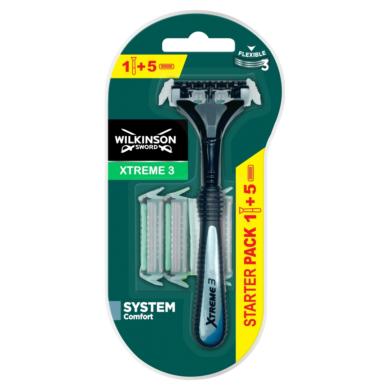 Wilkinson Sword Xtreme3 3 pengés borotvakészülék + 5 borotvabetét
