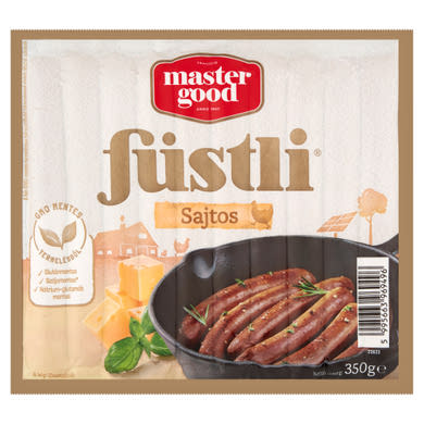 Sága Füstli főtt, sajtos, füst ízesítésű csirkehúsból készült termék