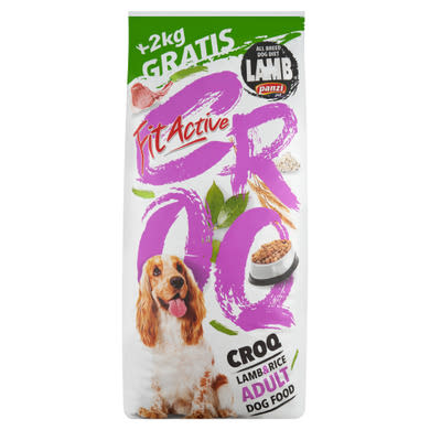 Panzi Fit Active Croq bárány-rizzsel teljesértékű eledel felnőtt kutyák részére