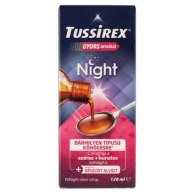 Tussirex Night köhögés elleni szirup