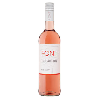 Font Kunsági Kékfrankos Rosé száraz rosébor, 2023, 12%, + 50 ft betétdíj, 0,75 L