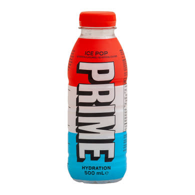 PRIME HYDRATION Ice pop szénsavmentes üdítőital, édesítőszerrel, 0,5 L