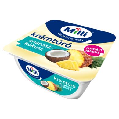 Milli ananász-kókusz krémtúró,