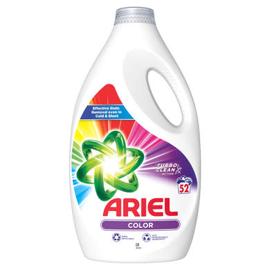 Ariel Color Clean & Fresh folyékony mosószer, 52 mosáshoz, 2,6 L