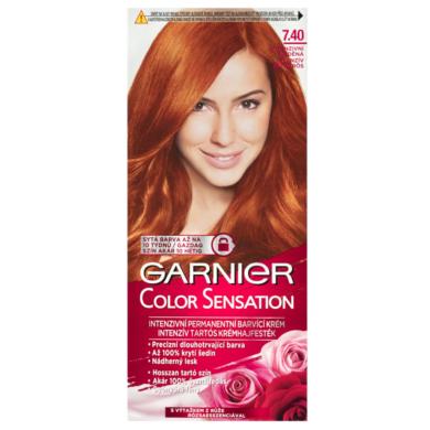 Garnier Color Sensation tartós hajfesték /7.40 Amber Light