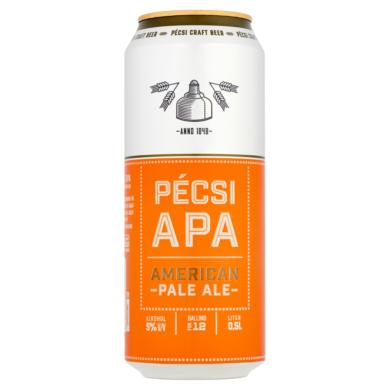 Pécsi Craft APA szűretlen minőségi világos sör 5%