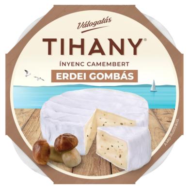 Tihany Válogatás Ínyenc Camembert erdei gombás zsírdús lágy sajt