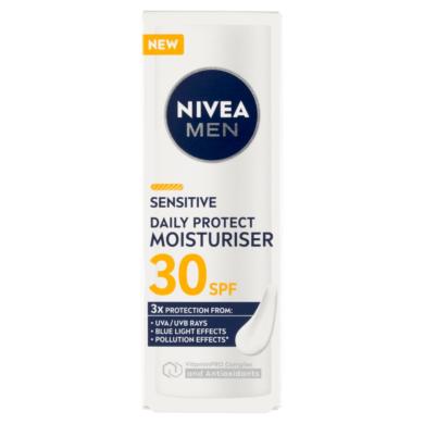NIVEA MEN Sensitive nappali hidratáló arckrém FF30 -