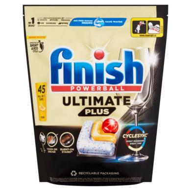 Finish Powerball Ultimate Plus All in 1 Citrom mosogatógép kapszula 45 kapszula