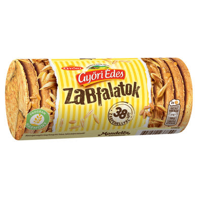 Győri Édes Zabfalatok zabpelyhes, omlós keksz