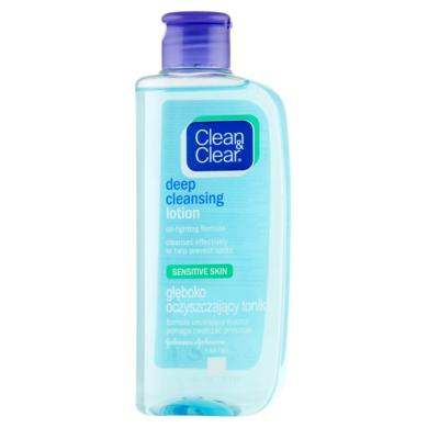 Clean & Clear mélytisztító tonik érzékeny bőrre