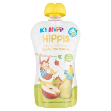 Hipp Bio Gyümölcspüré Alma- Körte- Banán Ízu 4 Hónapos Kortól