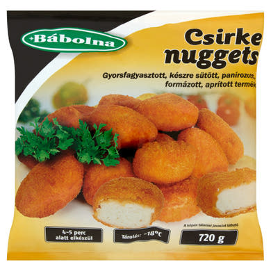 Bábolna gyorsfagyasztott csirke nuggets