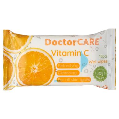 Doctocare nedves törlőkendő c-vitaminnal