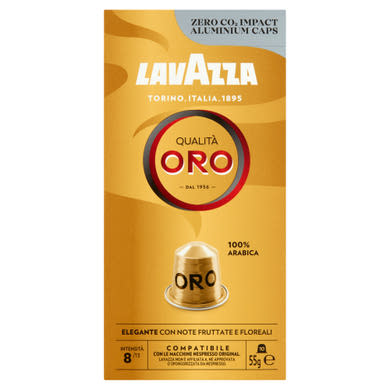 Lavazza Qualità Oro őrölt pörkölt kávé kapszula 10 db
