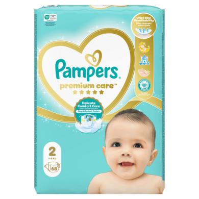 Pampers Premium Care Pelenka, 2 Méret, 4kg-8kg