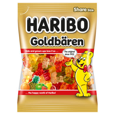 Haribo Goldbären gyümölcsízű gumicukorka