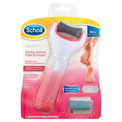 Scholl Velvet Smooth elektromos talpreszelő tengeri ásványokkal és exfoliálóval, rózsaszín