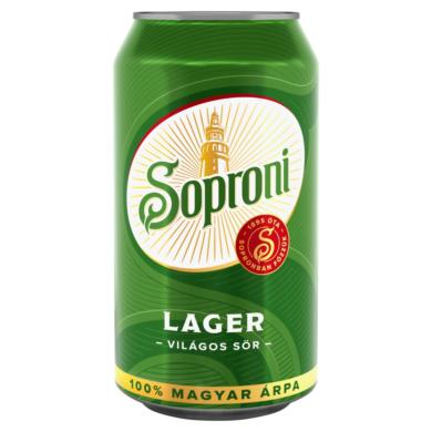 Soproni Klasszikus világos sör 0,33 L