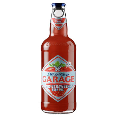 Garage ízesített maláta sör 0,4l Hard Strawberry