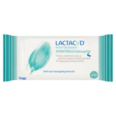 Lactacyd intim törlőkendő antibakteriális hatóanyagokkal