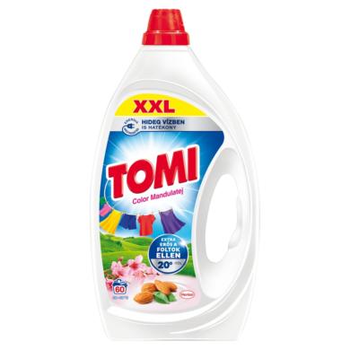 Tomi Color Mandulatej folyékony mosószer színes ruhákhoz 60 mosás 2,7 l