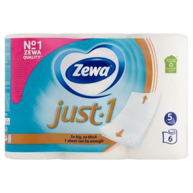 Zewa Just 1 toalettpapír 5 rétegű 6 tekercs