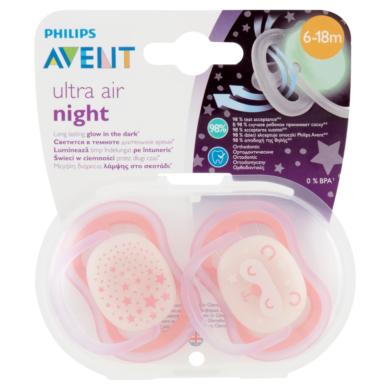 Philips Avent Ultra Air éjszakai játszócumi 6-18 hónapos korig