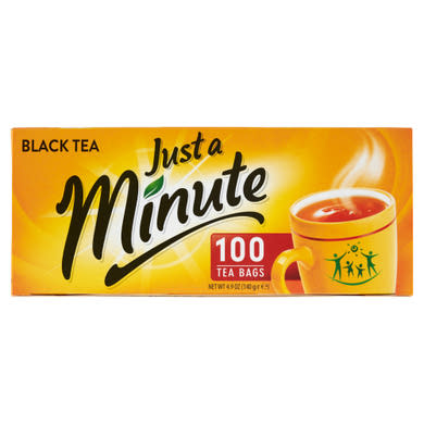 Just a Minute filteres fekete tea 100 db, 140 g