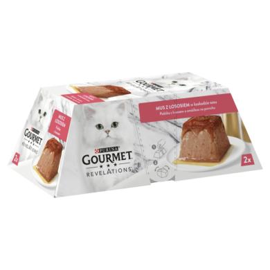 Gourmet Revelations macska tálka lazac pástétom 2x57g