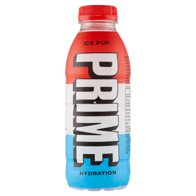Prime Hydration Ice Pop cseresznye -, lime- és kék málnaízű, szénsavmentes üdítőital