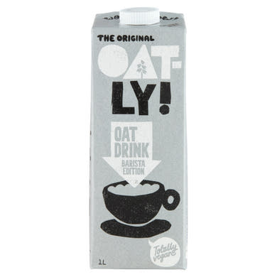 Oatly! Barista Edition zabital hozzáadott vitaminokkal és ásványi anyagokkal