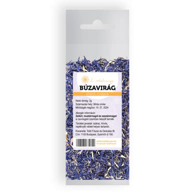 Búzavirág szirom
