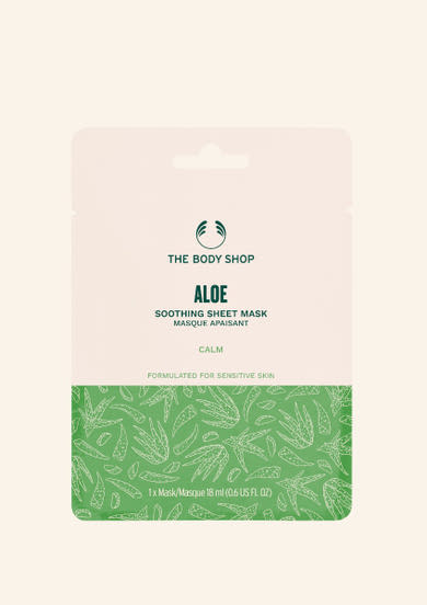 Nyugtató Aloe fátyolmaszk