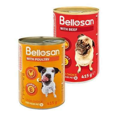 Bellosan Nedves kutyaeledel baromfi, 415 g