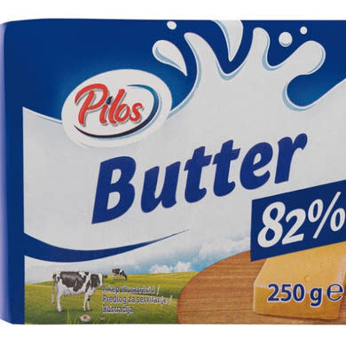 Pilos Natúr vaj 82% zsírtartalom, 250 g