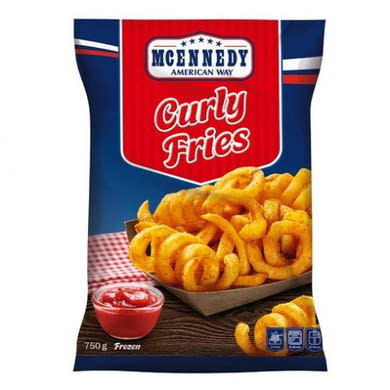MCENNEDY Burgonyaspirál fűszerpanírban, gyorsfagyasztott, 750 g