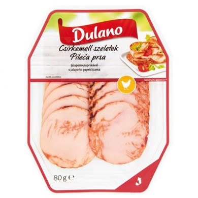 Dulano sült csirkemell sonka jalapenno paprikával, 80 g